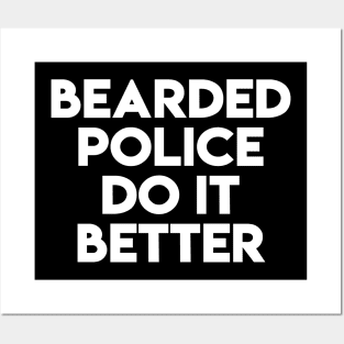 Bearded Police Posters and Art